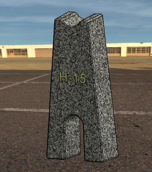 Con Kê Bê Tông H15 – Cao 15cm