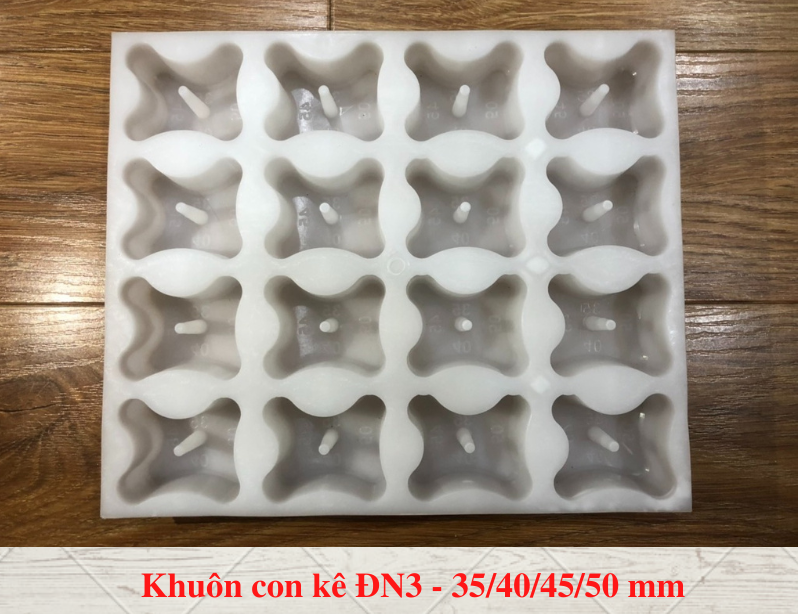 Khuôn Đúc Con Kê Bê Tông ĐN3 35/40/45/50 (mm)